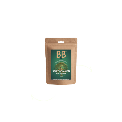 Fodertillskott - B&B Svartkummin – Topping 100 gr. - Naturlig pälsvård