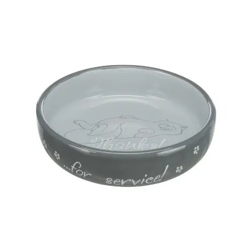 Trixie Flad Keramikskål til katte med kort snude - FjeldgaardShop.dk Katteskåle & tilbehør Trixie