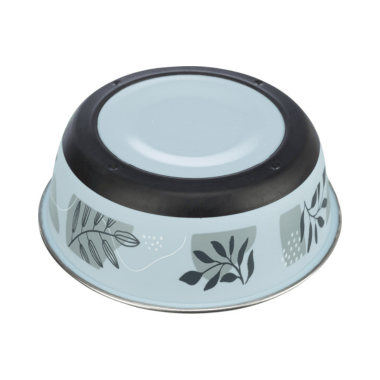 Trixie Skål flad - blå/grå - FjeldgaardShop.dk Katteskåle & tilbehør Trixie