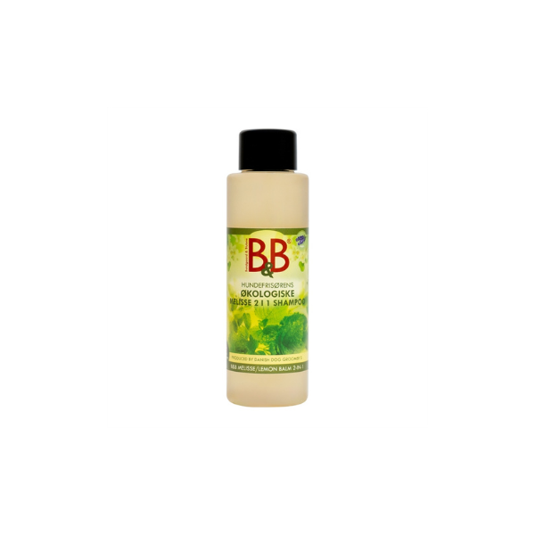 B&B Økologisk Melisse 2-i-1 Shampoo (EU) - FjeldgaardShop.dk Hundeshampoo & balsam B&B