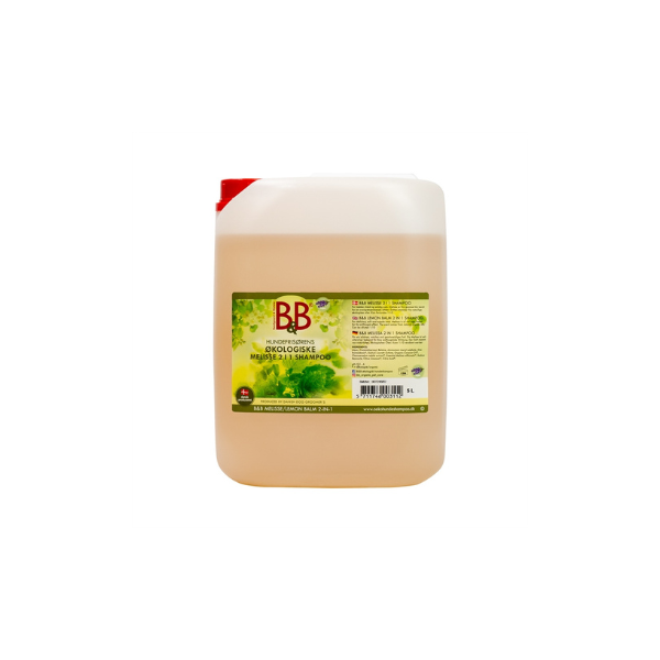 B&B Økologisk Melisse 2-i-1 Shampoo (EU) - FjeldgaardShop.dk Hundeshampoo & balsam B&B