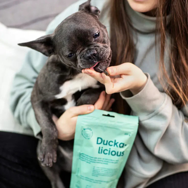 Buddy Semi-moist Snack Duck & Rosemary 200 gr.(EU) - FjeldgaardShop.dk Godbidder & snacks til hunde Buddy