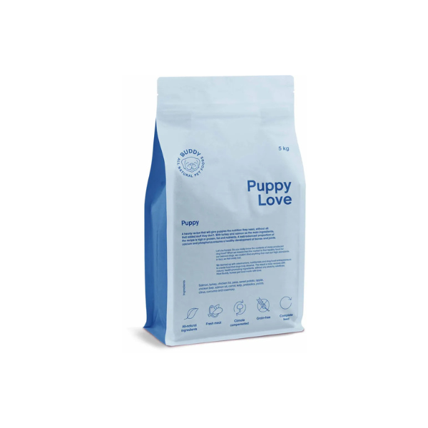 Buddy Puppy Love (EU) - FjeldgaardShop.dk Hvalpefoder Buddy
