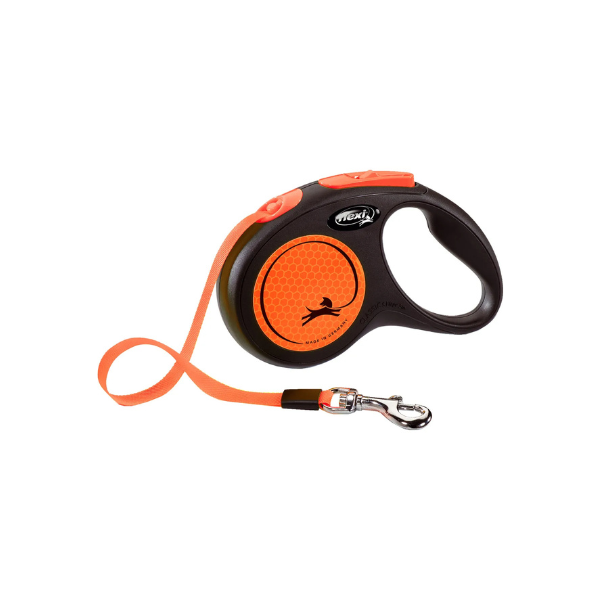 Flexi New Neon Bånd line 5 m.(EU) - FjeldgaardShop.dk Flexi line/rulle line Flexi