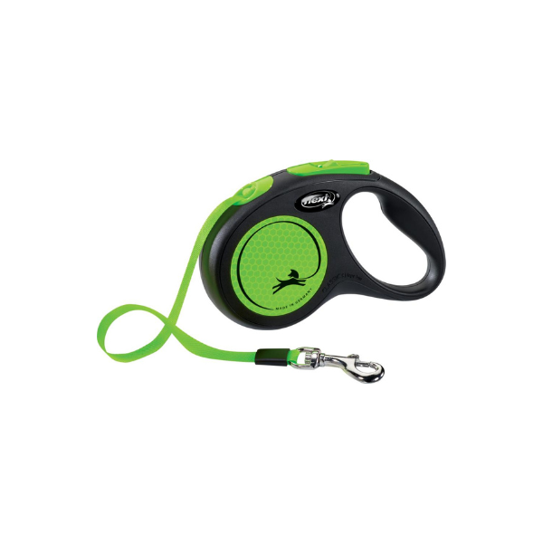 Flexi New Neon Bånd line 5 m.(EU) - FjeldgaardShop.dk Flexi line/rulle line Flexi