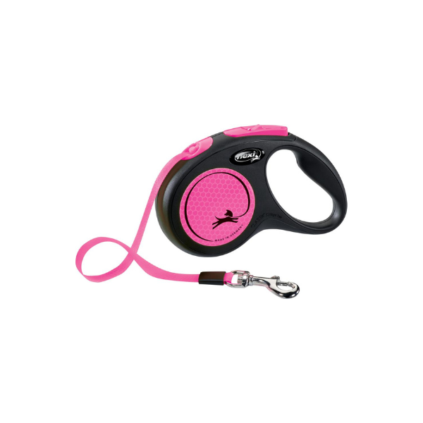 Flexi New Neon Bånd line 5 m.(EU) - FjeldgaardShop.dk Flexi line/rulle line Flexi