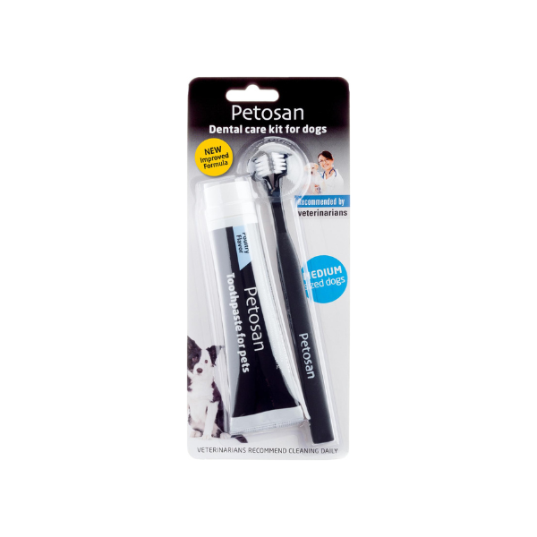Petosan Kit Nordic – Tandplejesæt til hunde i alle størrelser (EU) - FjeldgaardShop.dk Hunde tandbørste & Tandpasta Petosan