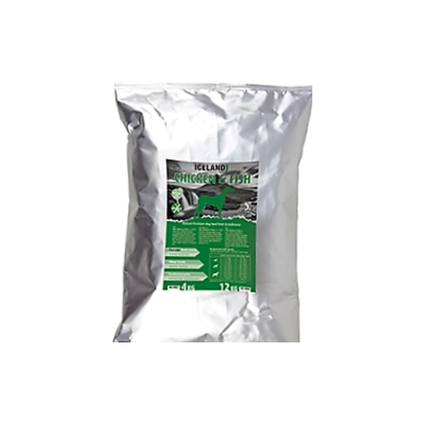 Hundefoder – Iceland PURE Chicken & Fish 11,5 kg. - FjeldgaardShop.dk Kornfri hundefoder Iceland Pet