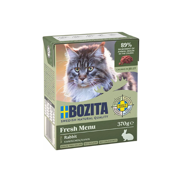 Bozita Cat - Kanin i Gelé (EU) - FjeldgaardShop.dk Vådfoder til katte Bozita