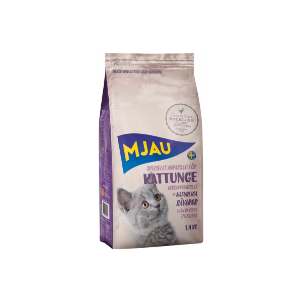 Kattemad - Mjau Kattunge killingefoder 1,4 kg. - FjeldgaardShop.dk Killingefoder Doggy