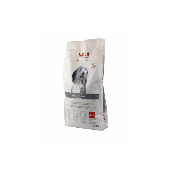 Hundefoder - Halla Senior 28-12 – 12 kg - Hvedefri - FjeldgaardShop.dk Hundefoder Halla