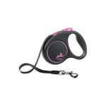 Hundesnor - Flexi Black Design rulleline- bånd 5 m. by Flexi