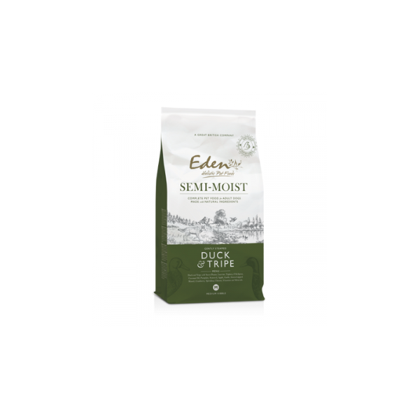 Hundefoder – EDEN Duck & Tripe Semi Moist 2 kg – Kornfri - FjeldgaardShop.dk Kornfri hundefoder EDEN