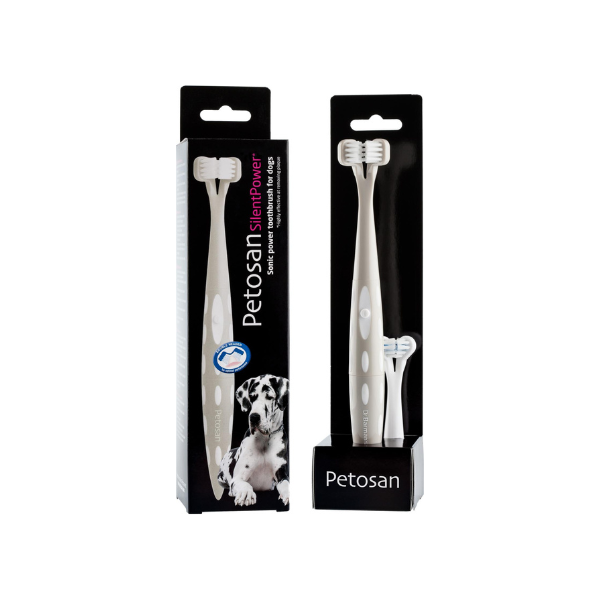 Petosan Silent Power Elektrisk Tandbørste (EU) - FjeldgaardShop.dk Hunde tandbørste & Tandpasta Petosan