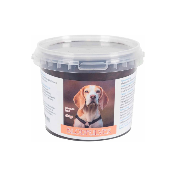 Fodertilskud - Blodpulver 400 g – Naturligt jerntilskud med høj smag - FjeldgaardShop.dk Tilskudsprodukt Ozami