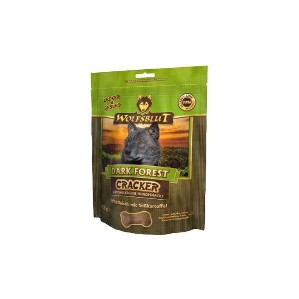 WOLFSBLUT Cracker – Dark Forest 225 gr.(EU) - FjeldgaardShop.dk Kornfrie godbidder WOLFSBLUT