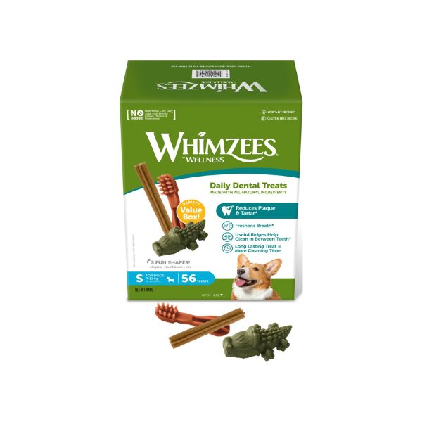 Tyggeben - Whimzees Variety Box - FjeldgaardShop.dk Veganske hundesnacks WHIMZEES
