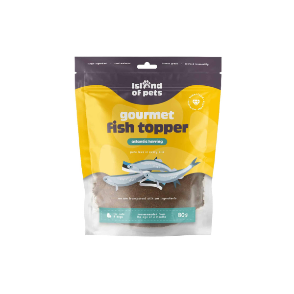 Island of Pets – Gourmet Fish Topper til hund og kat - FjeldgaardShop.dk Tilskudsfoder Island of Pets