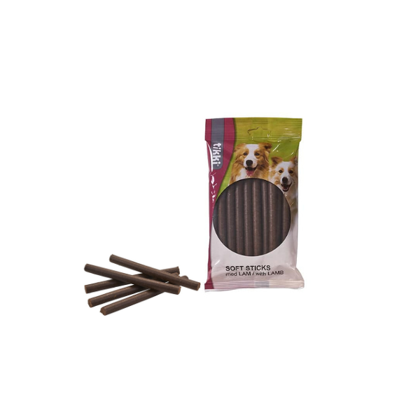 Hundegodbid - Tikki Bløde Tyggeruller med Lam 200 gr. - FjeldgaardShop.dk Bløde godbidder Tikki