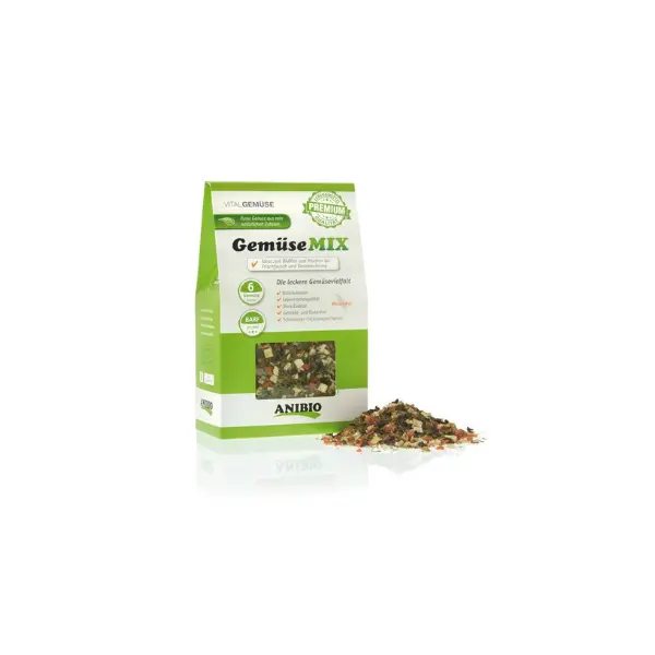 ANIBIO Gemüse Mix 1 kg – Naturlig grøntsagsblanding til BARF by ANIBIO
