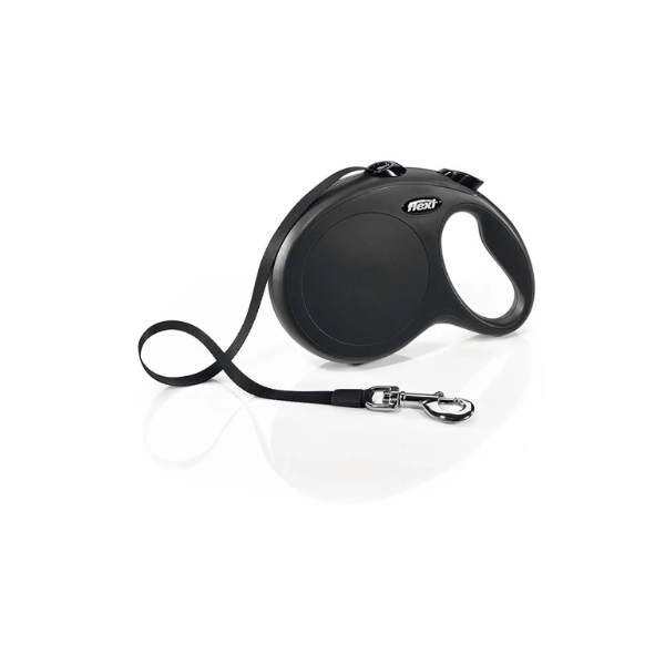 Flexi Koppel New Classic L 8m bånd sort maks. 50 kg.(EU) - FjeldgaardShop.dk Flexi line/rulle line Flexi
