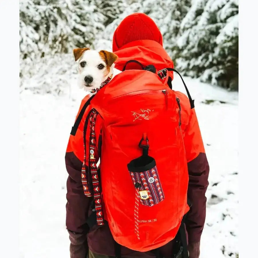 Woolly Wolf snacktaske i Polar Night Udgår by Woolly Wolf